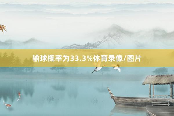 输球概率为33.3%体育录像/图片